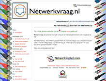 Tablet Screenshot of netwerkvraag.nl